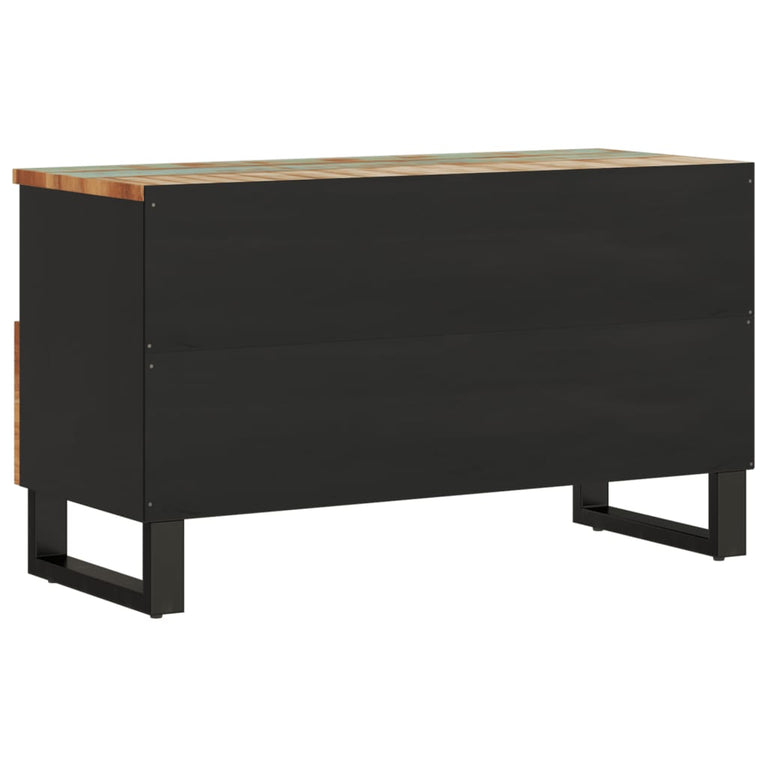 Tv-meubel 80x33x46 cm massief hergebruikt hout en bewerkt hout MeubelReus