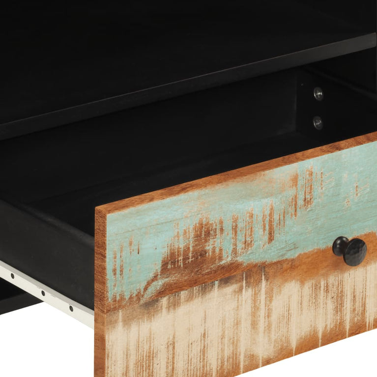 Tv-meubel 80x33x46 cm massief hergebruikt hout en bewerkt hout MeubelReus