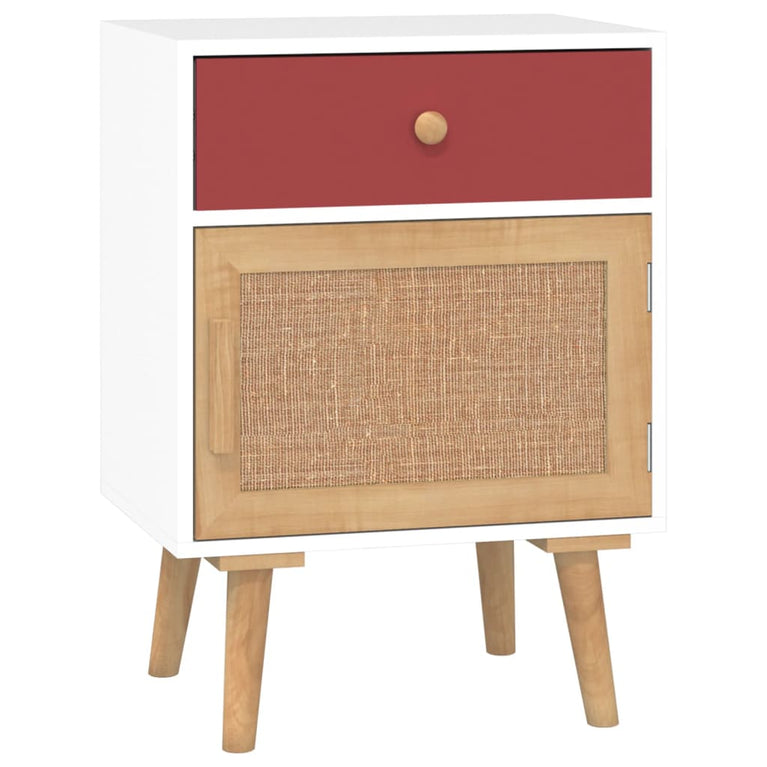 Nachtkastjes 2 st 40x30x55 cm bewerkt hout wit MeubelReus