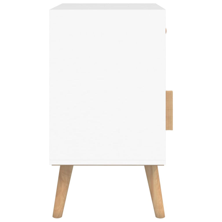 Nachtkastjes 2 st 40x30x55 cm bewerkt hout wit MeubelReus