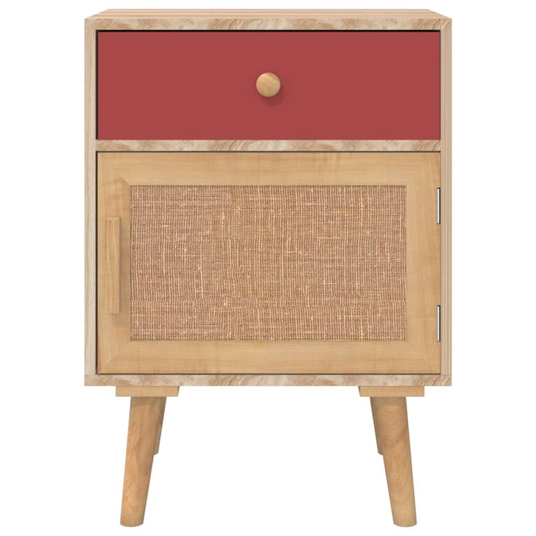 Nachtkastje 40x30x55 cm bewerkt hout MeubelReus