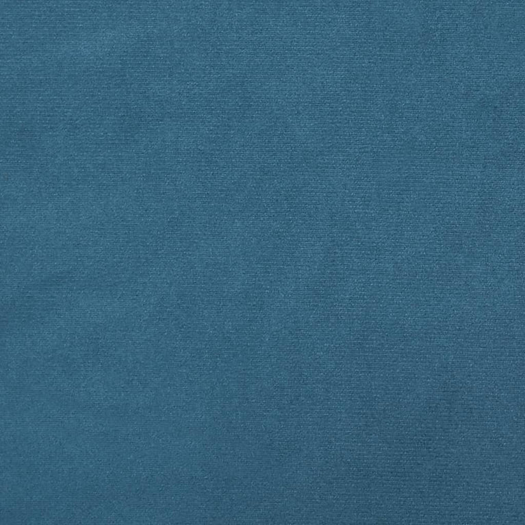 Slaapbank met kussens fluweel blauw