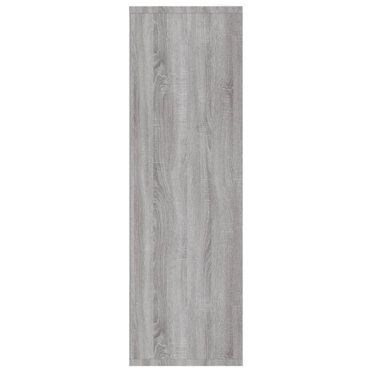 Boekenkast/dressoir 50x25x80 cm bewerkt hout sonoma grijs MeubelReus