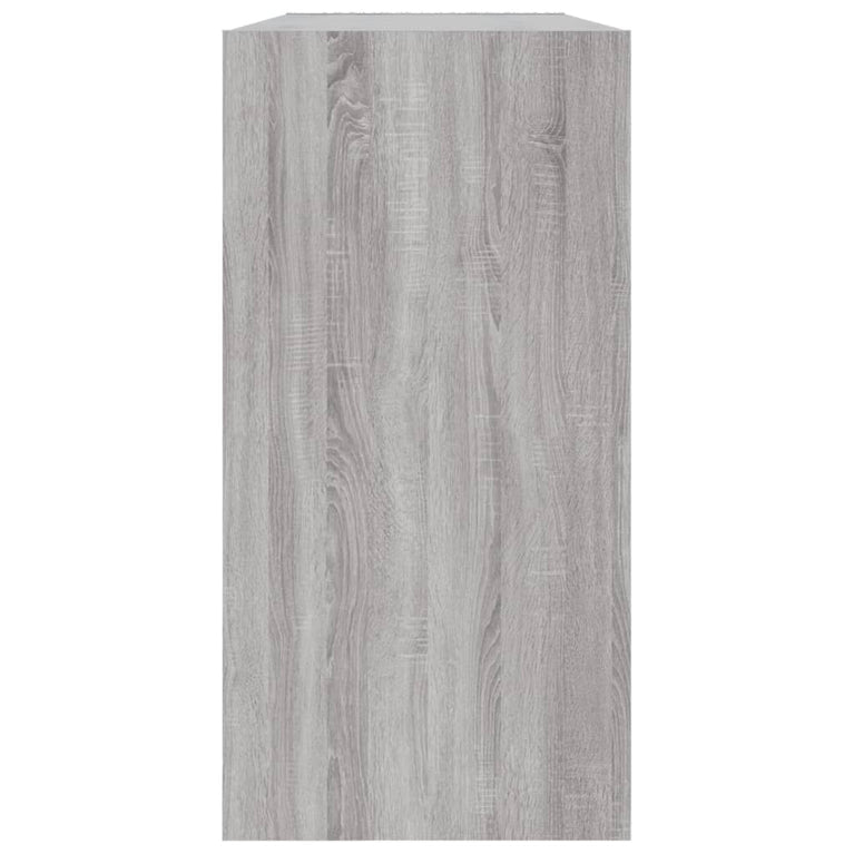 Boekenkast/dressoir 50x25x80 cm bewerkt hout sonoma grijs MeubelReus