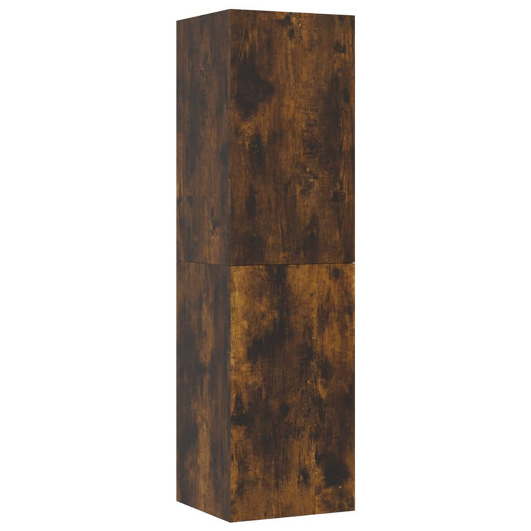Tv-wandmeubel 30,5x30x110 cm gerookt eikenkleurig MeubelReus