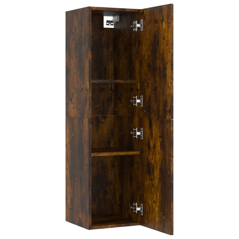 Tv-wandmeubel 30,5x30x110 cm gerookt eikenkleurig MeubelReus