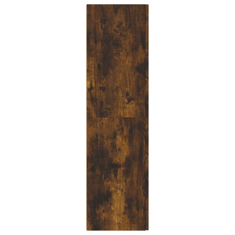 Tv-wandmeubels 2 st 30,5x30x110 cm gerookt eikenkleurig MeubelReus
