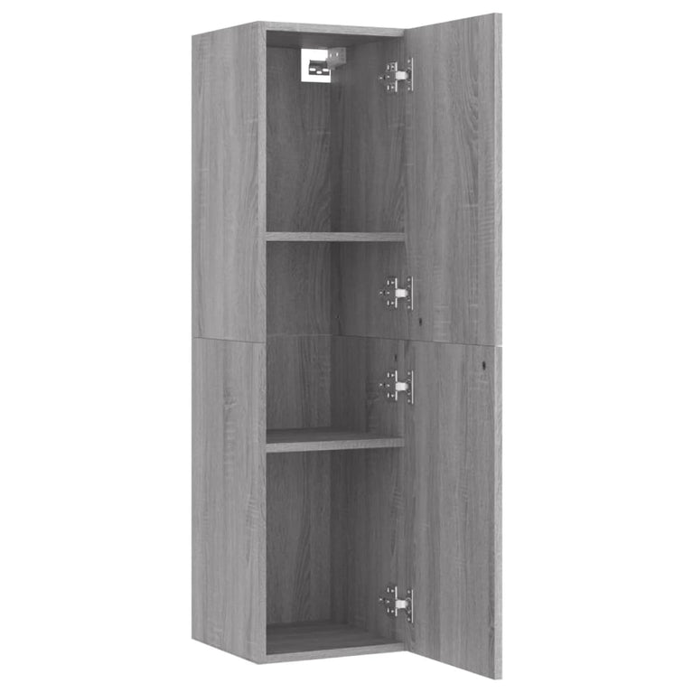 Tv-wandmeubel 30,5x30x110 cm grijs sonoma eikenkleurig MeubelReus