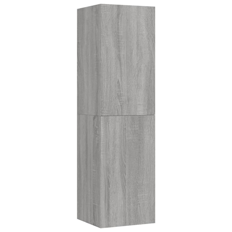 Tv-wandmeubels 2 st 30,5x30x110 cm grijs sonoma eikenkleurig MeubelReus