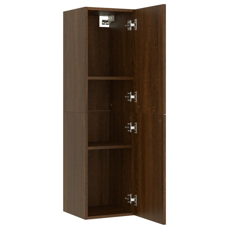 Tv-wandmeubel 30,5x30x110 cm bruin eikenkleur MeubelReus