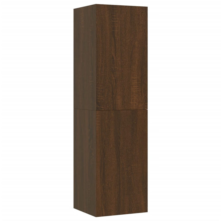 Tv-wandmeubels 2 st 30,5x30x110 cm bruin eikenkleur MeubelReus