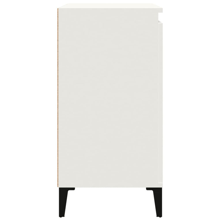 Nachtkastjes 2 st 40x35x70 cm bewerkt hout wit MeubelReus