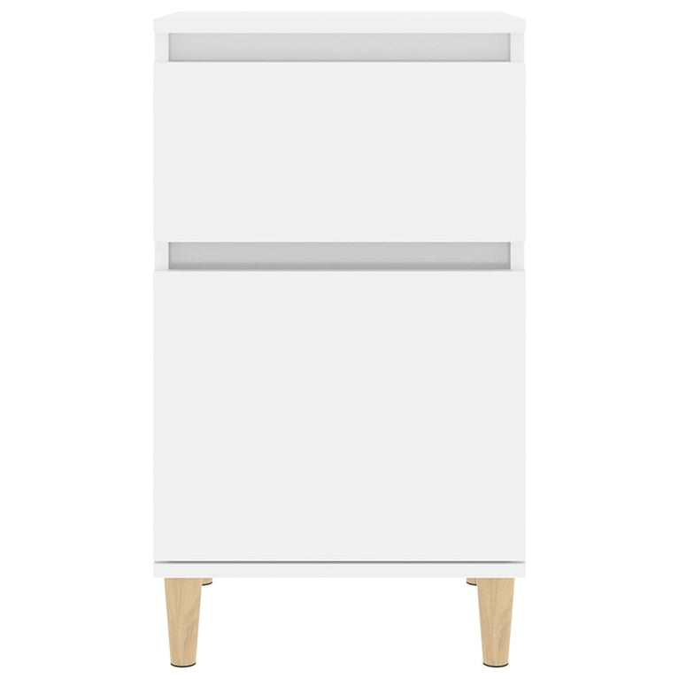 Nachtkastjes 2 st 40x35x70 cm hoogglans wit MeubelReus