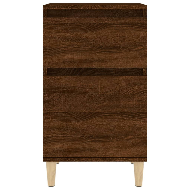 Nachtkastje 40x35x70 cm bruin eikenkleur MeubelReus