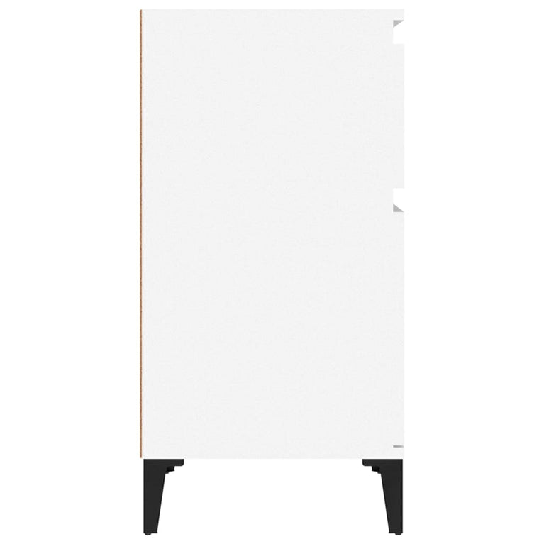 Nachtkastjes 2 st 40x35x70 cm wit MeubelReus