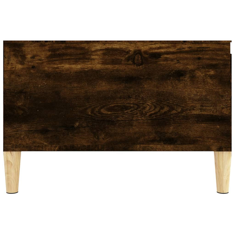 Salontafel 55x55x36,5 cm bewerkt hout gerookt eikenkleurig MeubelReus