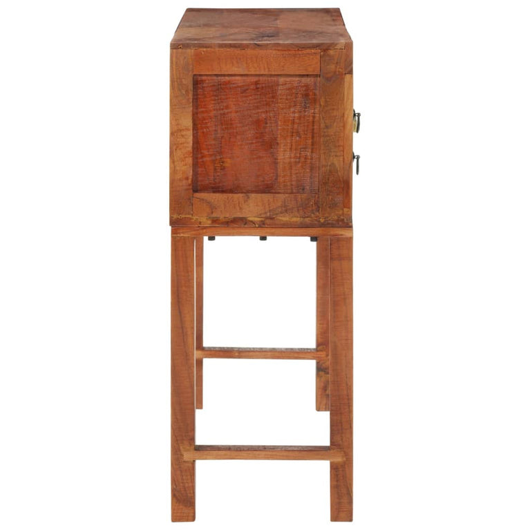 Wandtafel 120x32x80 cm massief ruw acaciahout MeubelReus