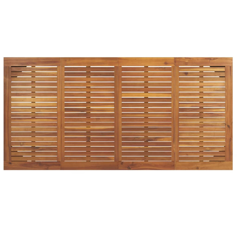 Tuintafel met haarspeldpoten 180x90x75 cm massief acaciahout MeubelReus