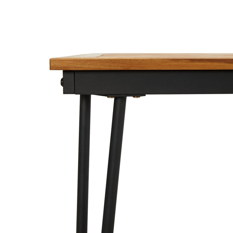 Tuintafel met haarspeldpoten 180x90x75 cm massief acaciahout MeubelReus