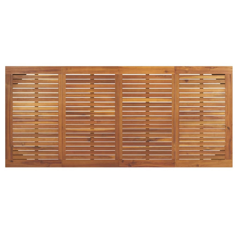Tuintafel met haarspeldpoten 200x90x75 cm massief acaciahout MeubelReus