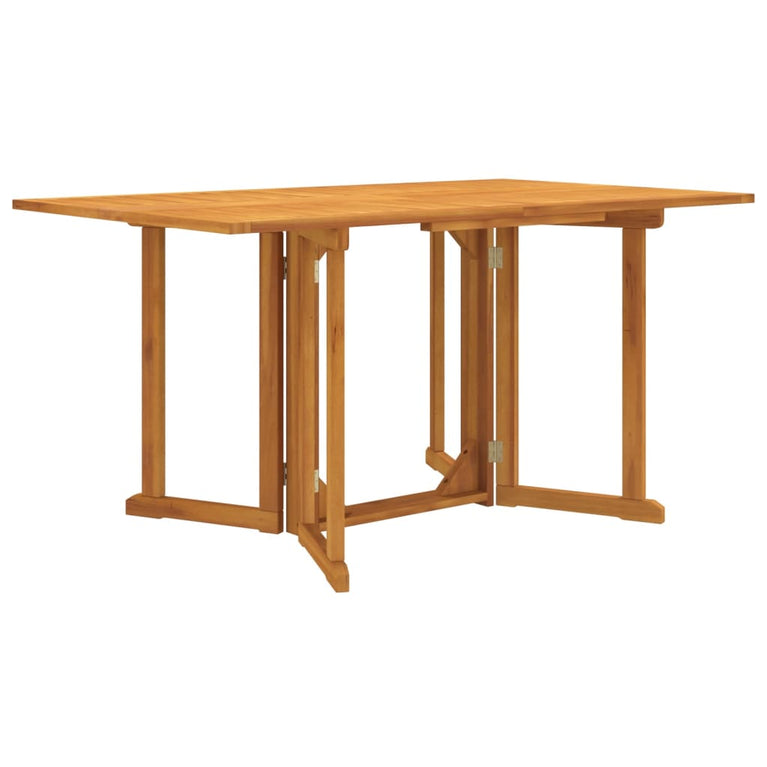 Tuintafel inklapbaar 150x90x75 cm massief teakhout MeubelReus
