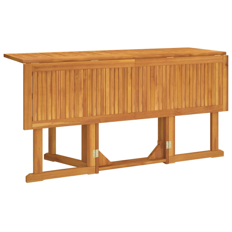 Tuintafel inklapbaar 150x90x75 cm massief teakhout MeubelReus