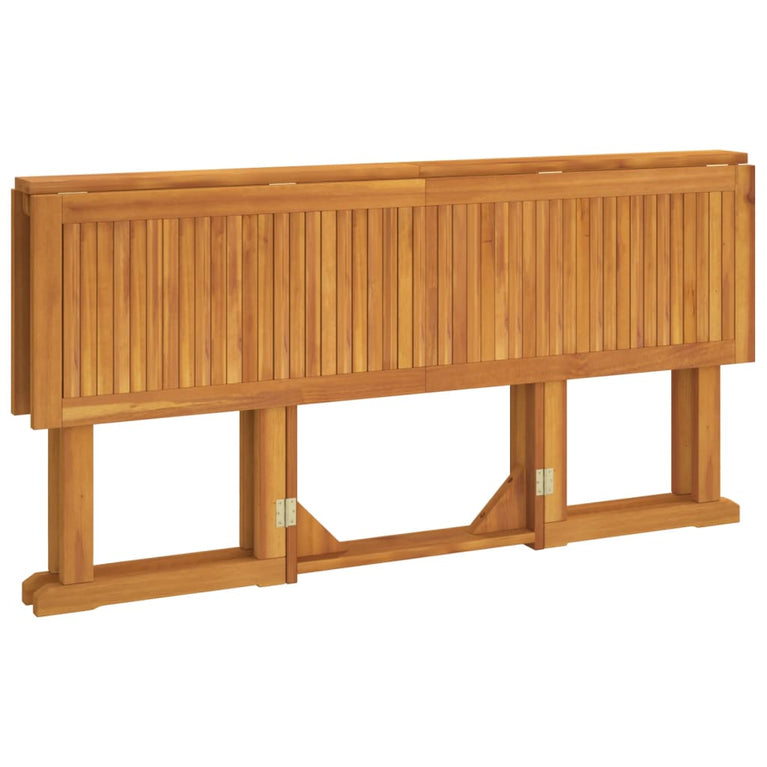 Tuintafel inklapbaar 150x90x75 cm massief teakhout MeubelReus