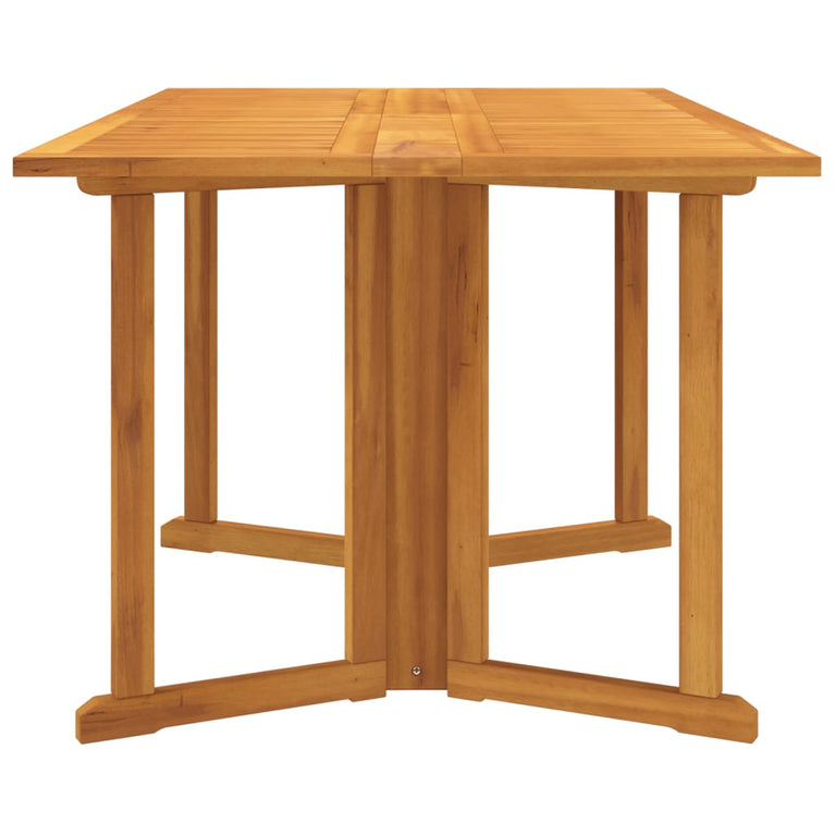 Tuintafel inklapbaar 150x90x75 cm massief teakhout MeubelReus