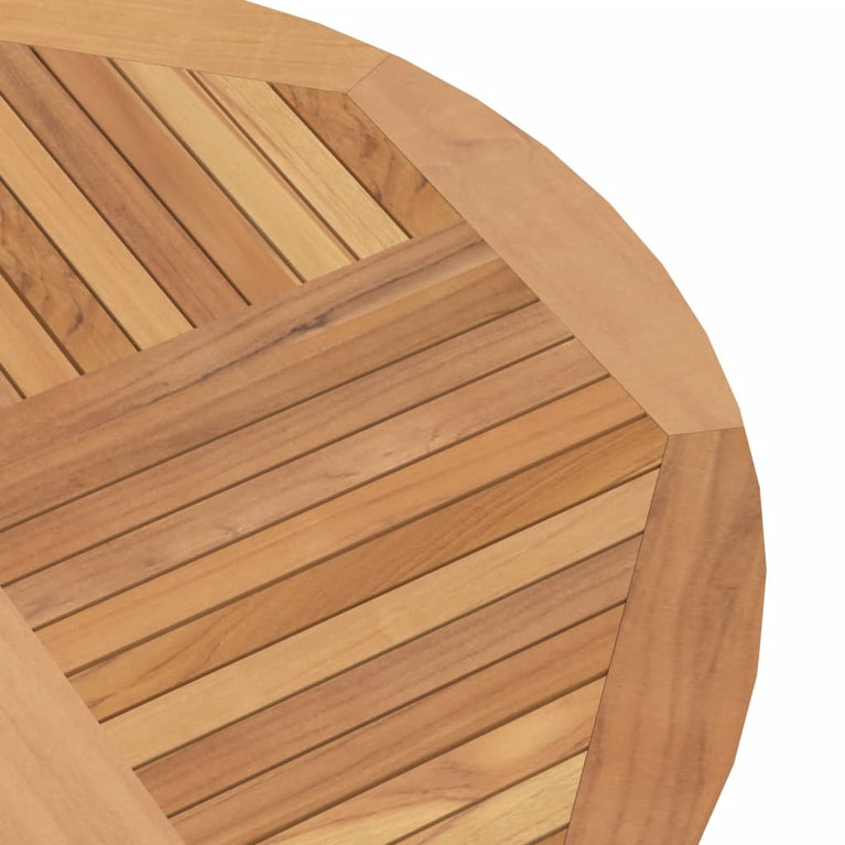 Tuintafel inklapbaar Ø 120x75 cm massief teakhout MeubelReus