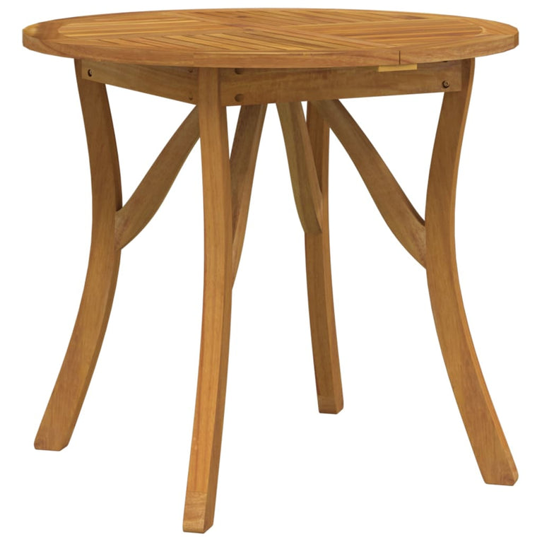 Tuintafel Ø 85 cm massief acaciahout MeubelReus