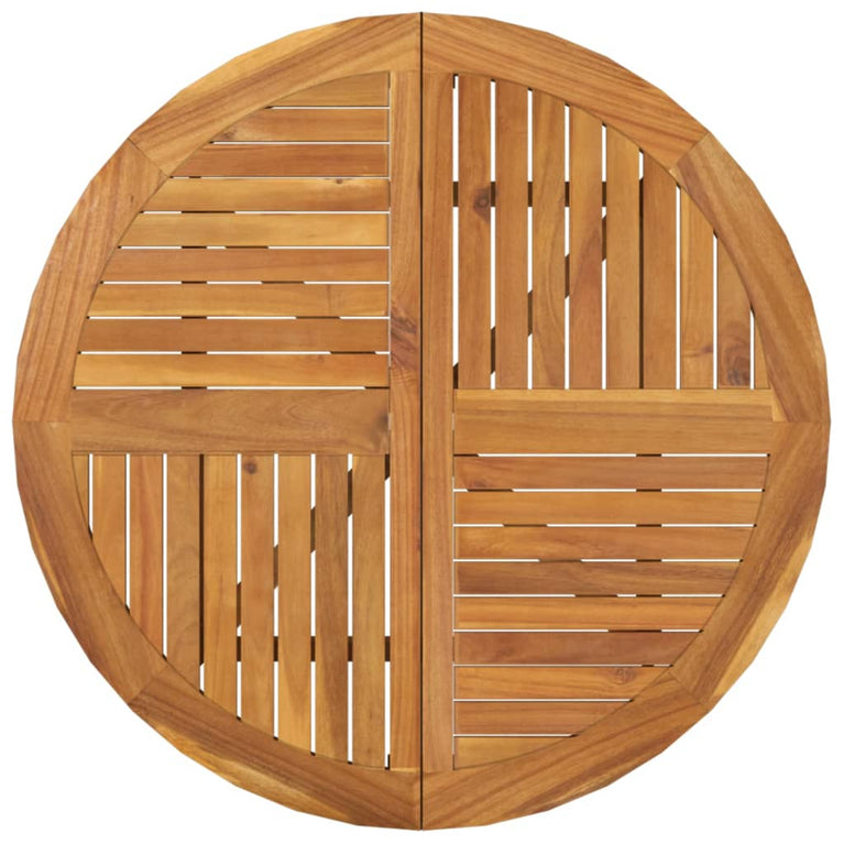 Tuintafel Ø 85 cm massief acaciahout MeubelReus