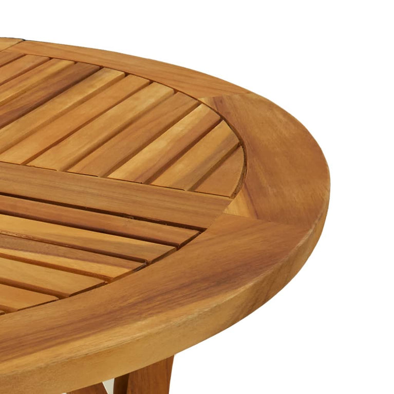 Tuintafel Ø 85 cm massief acaciahout MeubelReus