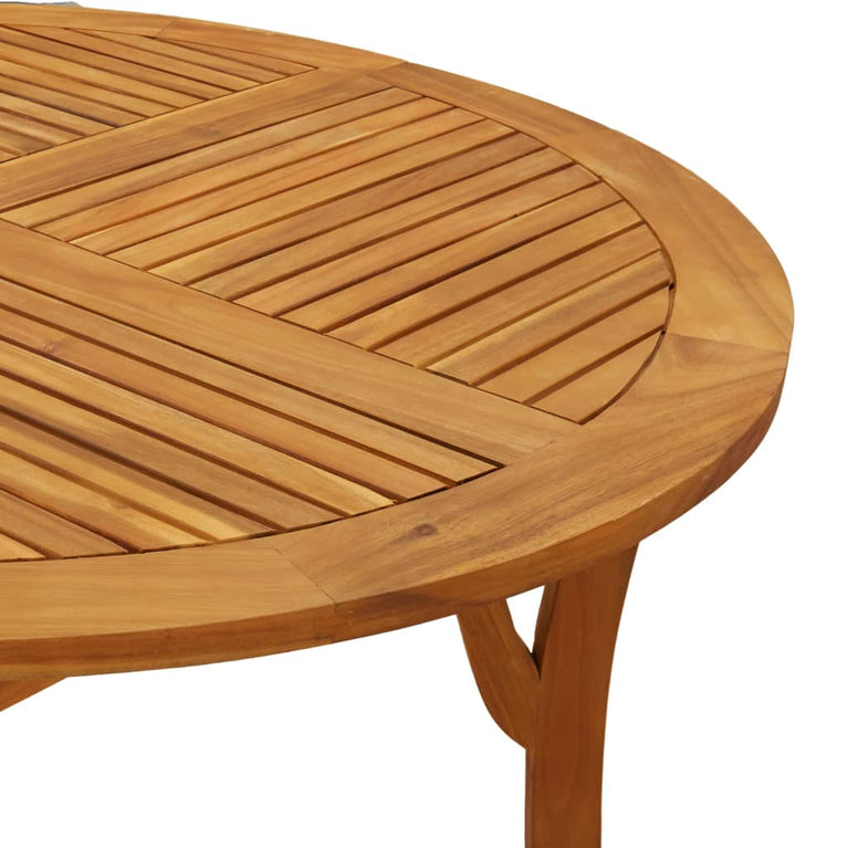 Tuintafel Ø 110 cm massief acaciahout MeubelReus