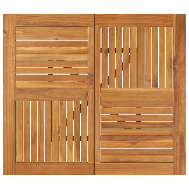 Tuintafel 85x85x75 cm massief acaciahout MeubelReus