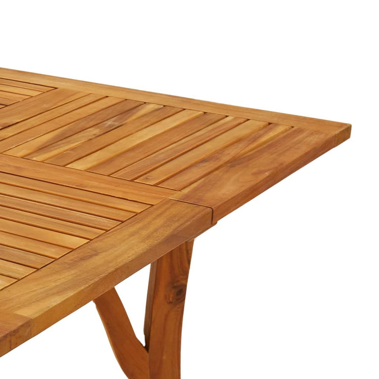 Tuintafel 85x85x75 cm massief acaciahout MeubelReus