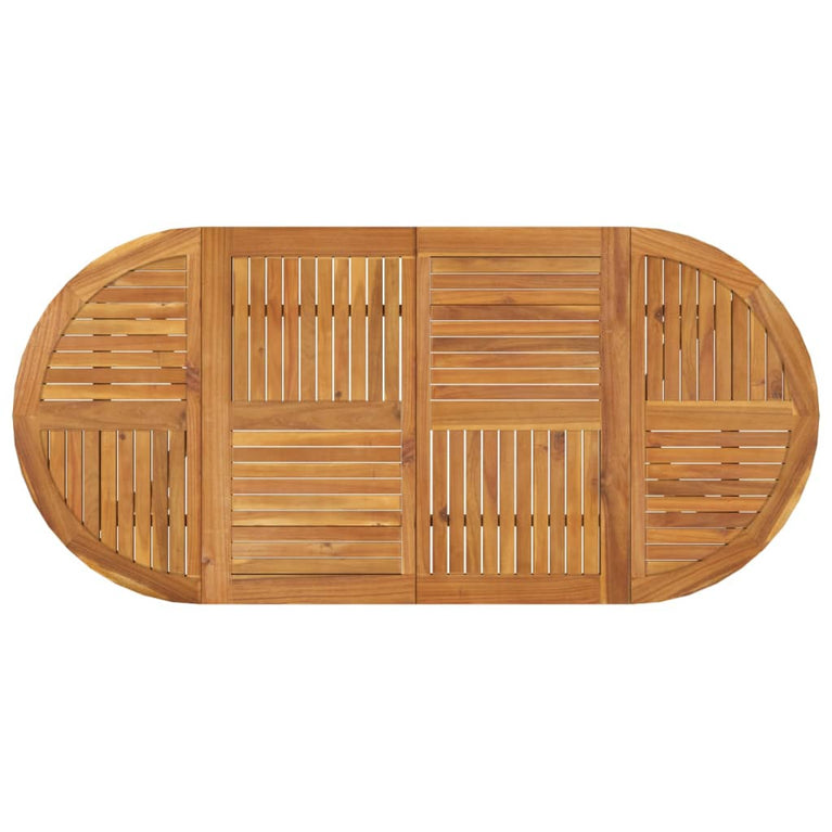 Tuintafel 200x90x75 cm massief acaciahout MeubelReus