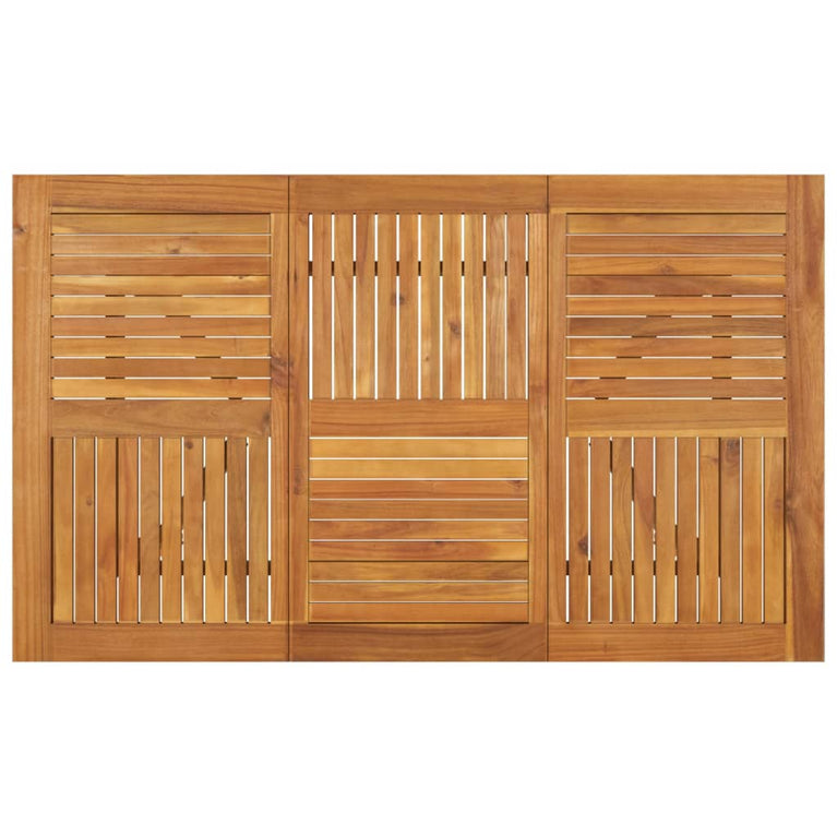 Tuintafel 150x90x75 cm massief acaciahout MeubelReus