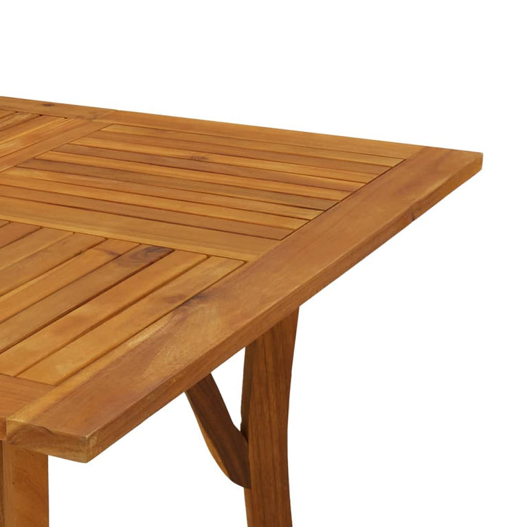 Tuintafel 150x90x75 cm massief acaciahout MeubelReus