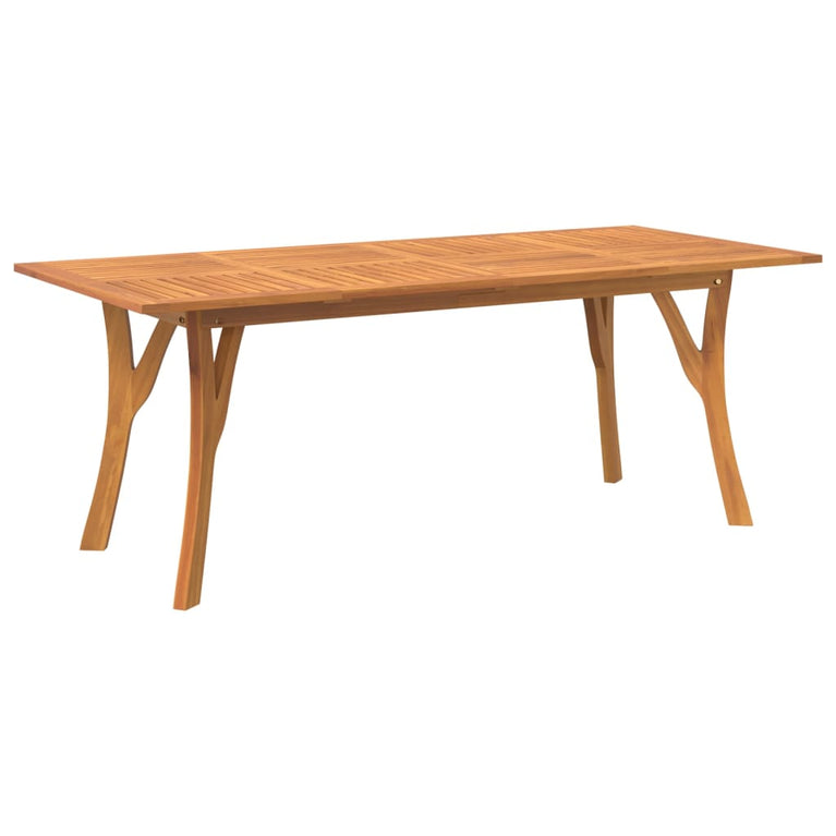 Tuintafel 200x90x75 cm massief acaciahout MeubelReus