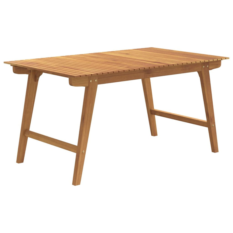 Tuintafel 150x90x75 cm massief acaciahout MeubelReus