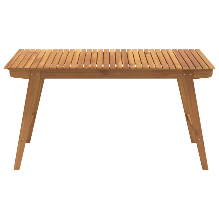 Tuintafel 150x90x75 cm massief acaciahout MeubelReus