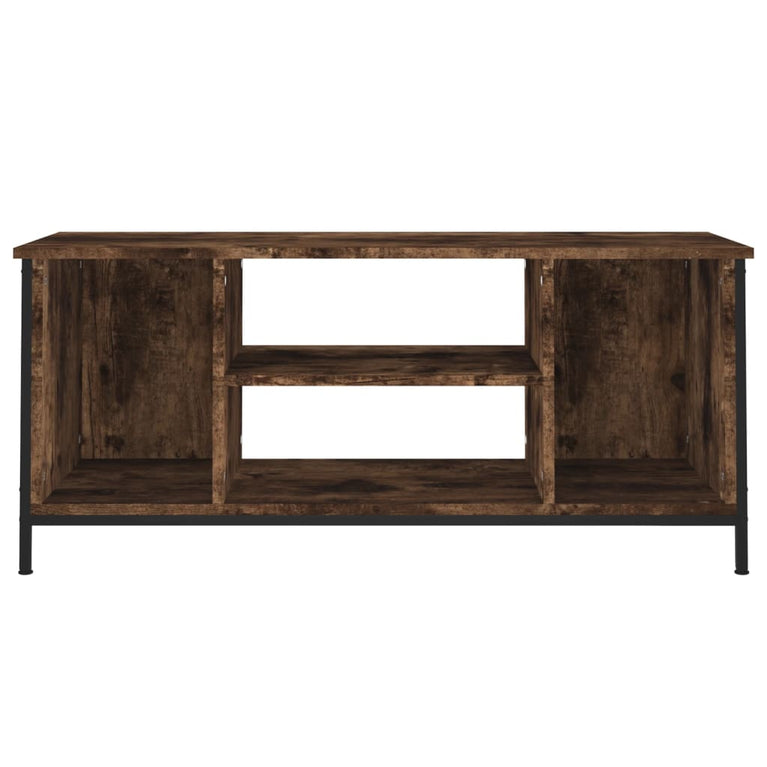 Tv-meubel 102x35x45 cm bewerkt hout gerookt eikenkleurig MeubelReus
