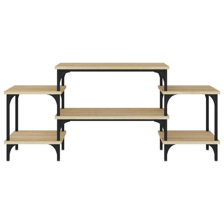 Tv-meubel 117x35x52 cm bewerkt hout sonoma eikenkleurig MeubelReus