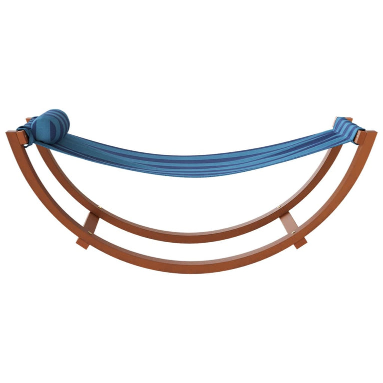 Hangmatschommel voor kinderen stof blauw gestreept MeubelReus