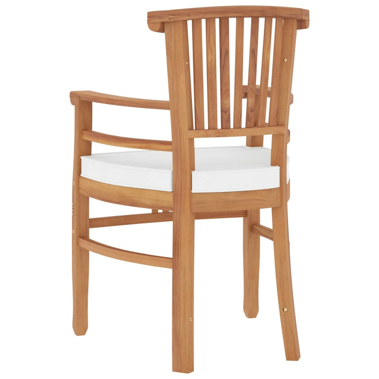 7-delige Tuinset massief teakhout