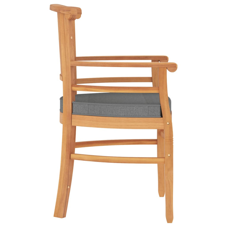 7-delige Tuinset massief teakhout