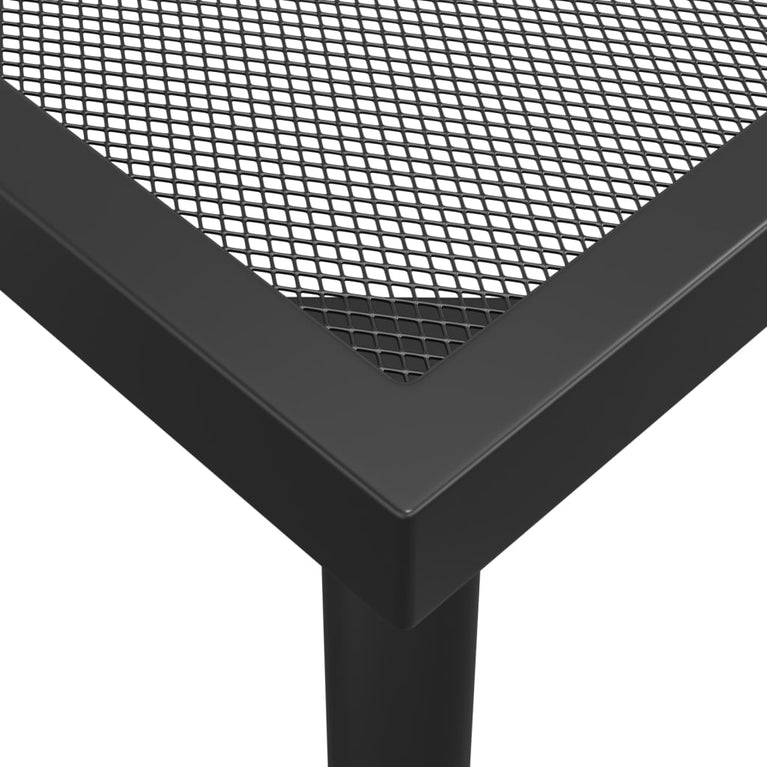 Tuintafel 100x100x72 cm staalgaas antracietkleurig MeubelReus