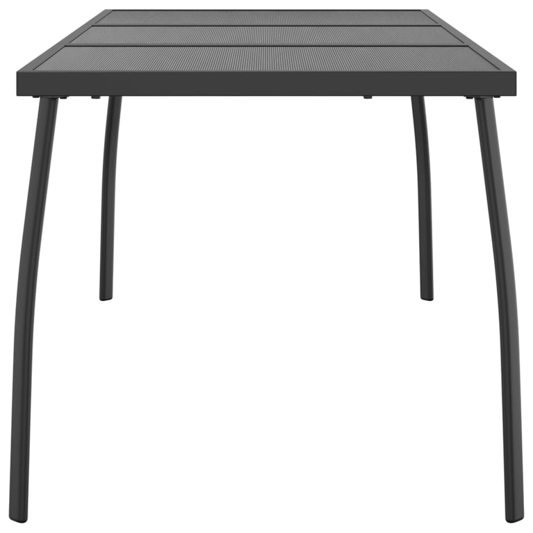 Tuintafel 165x80x72 cm staalgaas antracietkleurig MeubelReus
