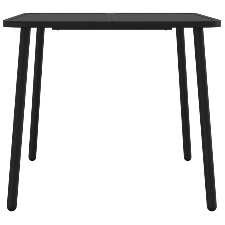 Tuintafel 80x80x71 cm staal antracietkleurig MeubelReus