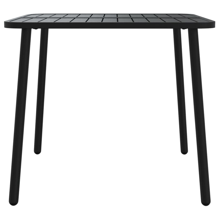 Tuintafel 80x80x71 cm staal antracietkleurig MeubelReus